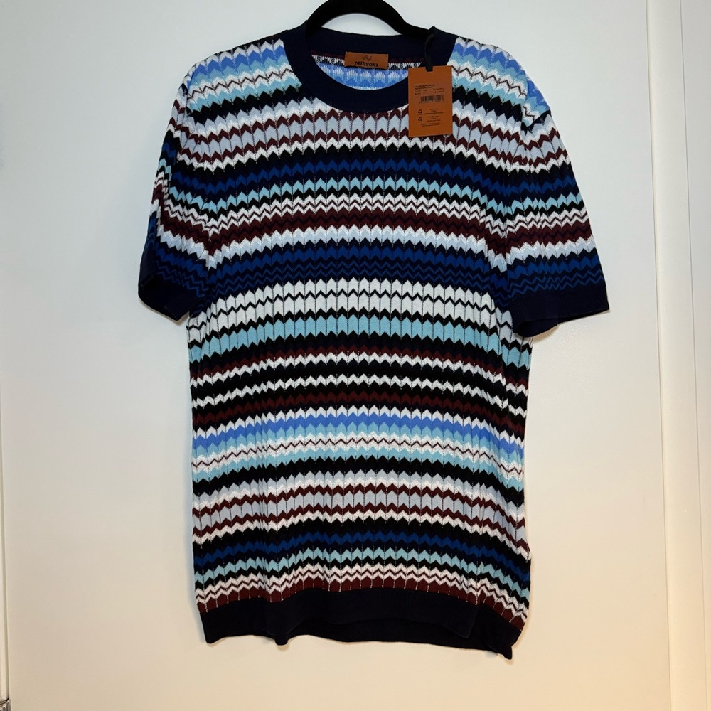 Missoni Knit T Shirt Size 52 IT